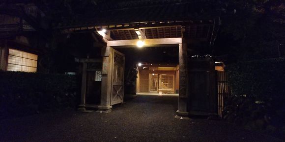 Asaba entrance at night