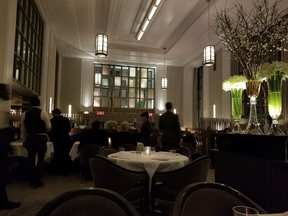 Walking into the chaos of the frenetic Eleven Madison Park.