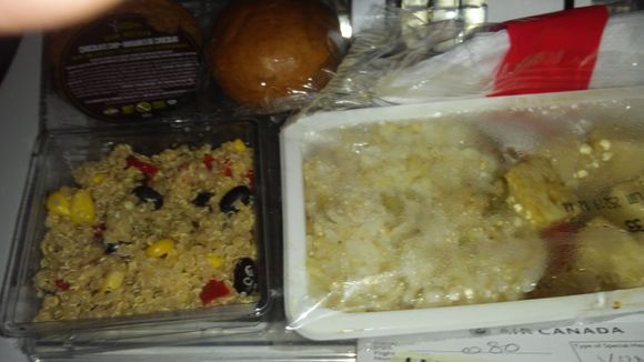 Quinoa, rice tofu cookie and roll