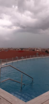 Thunderstorm approaching Venice Fri 14th Aug