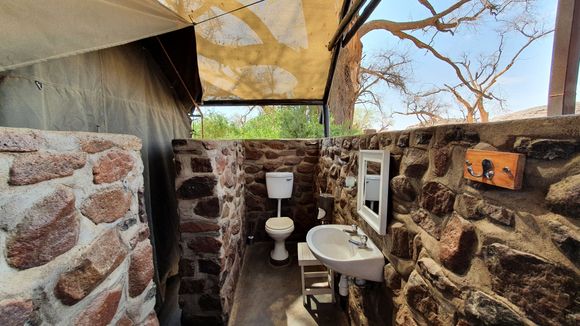 Outdoor bathroom