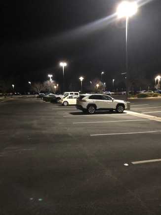 Where I saw a few more PAX cars than my recent flights.
