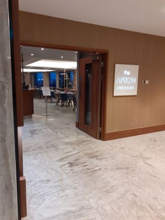 Entrance to the restaurant
