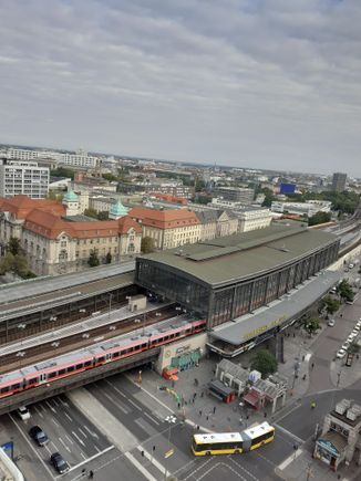 View of Zoo station from my room