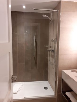 The  walk in shower