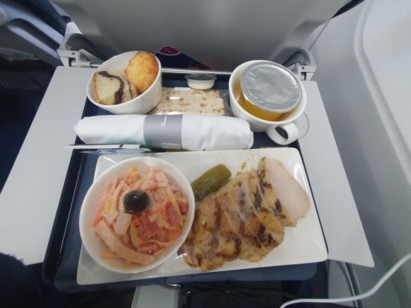 BA967 HAM-LHR Kosher for Passover dinner