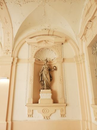 A sculpture in the Mirabell palace