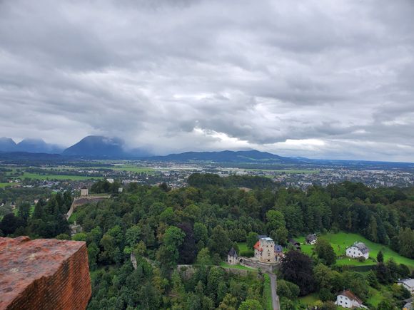 Far yonder you can see Salzburg airport (we didn't transit through it though)