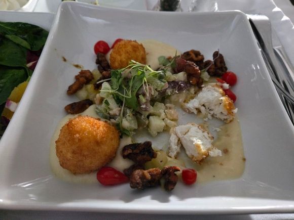 Goat cheese croquette