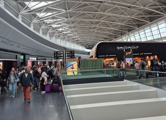 On the right end there would be the Aspire Lounge.
