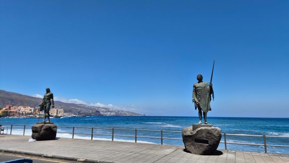 Guanches, the gods of the natives. 