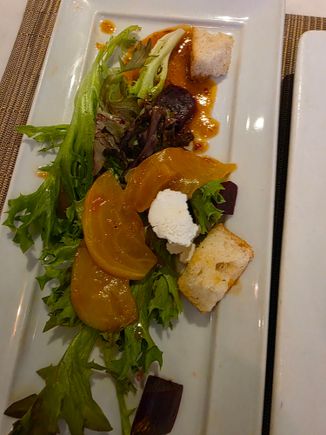 Beet salad - small but tasty