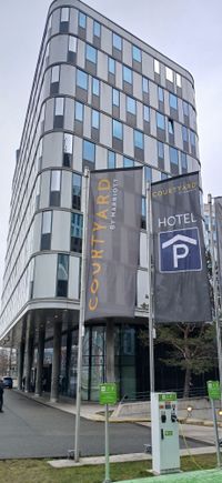 Exterior shot of the hotel from the other side.