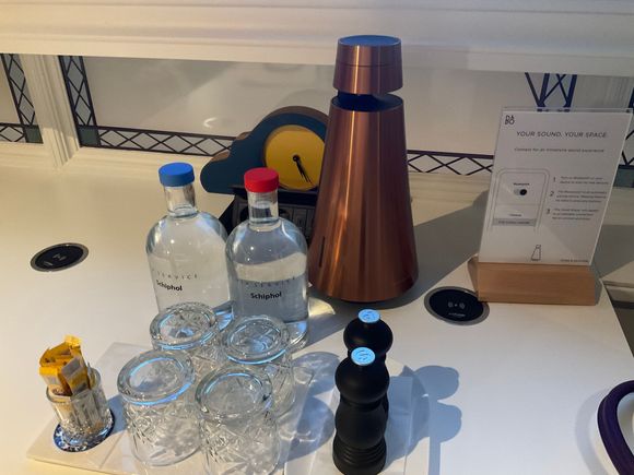 Flasks of water 
& sophisticated audio equipment: where is no.1 son when you need him to pair up bluetooth