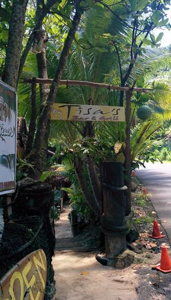 Lazy day in American Samoa on New Years Day, hardly a person in sight.