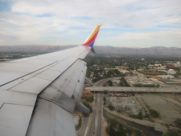 Final approach to SJC