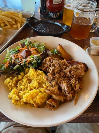 Sofrito Cafe roast pork (tasty and a great value at $11)