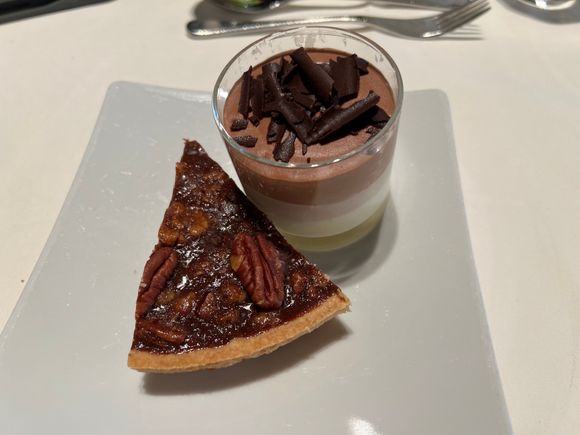 Chocolate & Walnut Tart, Chocolate Mouse