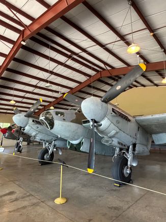 de Havilland DH.98 Mosquito in the Pitcairn Aviation hangar