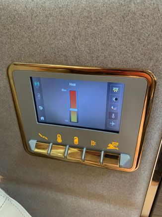 Control panel near the door that allows heat, light etc. To be changed to your personal preference. 