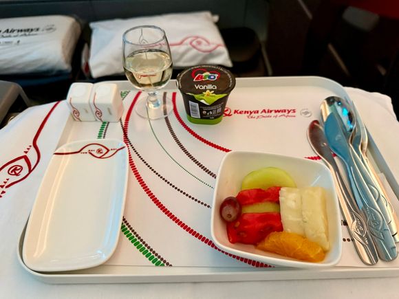 Breakfast Tray with fresh Fruit