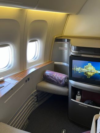 Legroom view of 1A