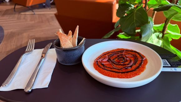 Muhammara
Pita chips, sunflower and pumpkin seeds, pickled red onions, and balsamic reduction