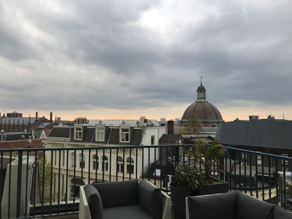 View from the terrace towards the southwest 