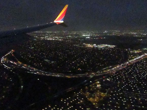 View of junction of Interstate 405 and 605