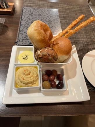 Breadbasket which was standard. 