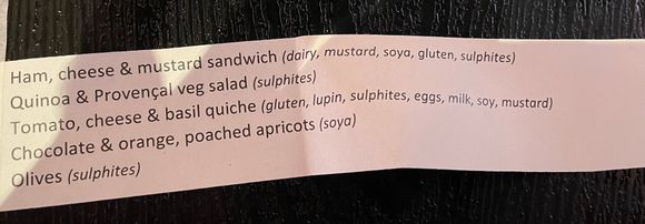 The meat bento box menu