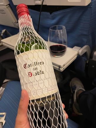 I brought my own wine and it was one of the best flight LOl