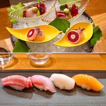 Sashimi and Nigiri Courses