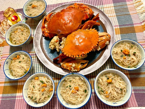 Crab vermicelli 