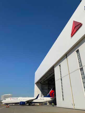 Delta hangar at SEA