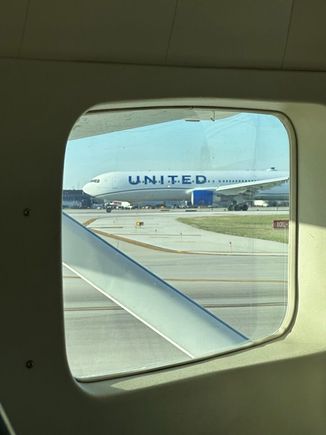 UA 767 departing for who knows where. 