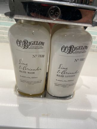 Quality soap. 