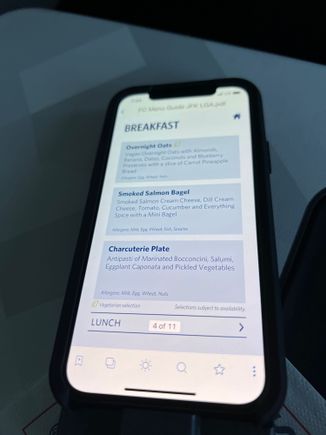 Breakfast choices


