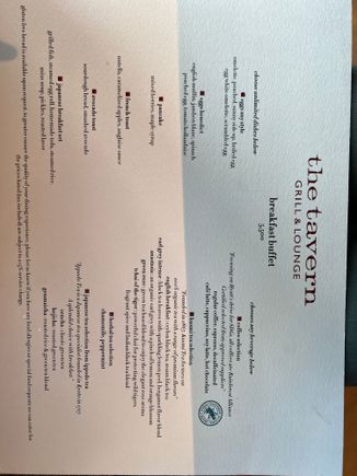 Globalist can order unlimited off this menu
