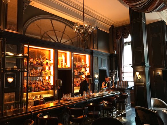The Fitz bar - door on the right connects to Galvin Brothers Bar