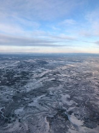 Approach over the Tanana Valley