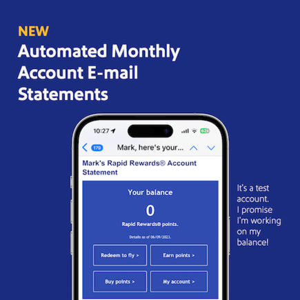 Monthly Account Statement E-mails