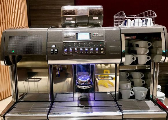 Air Canada coffee machine