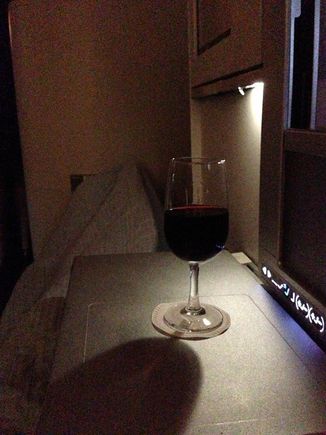 My bedtime port on that fateful first CW flight. 