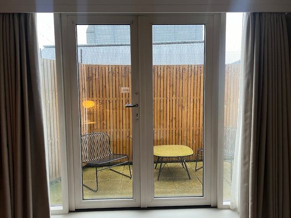 The only balcony room in the hotel. Would be nice on a summer evening.