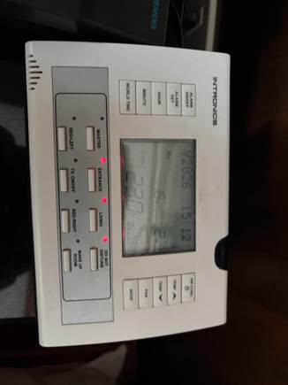 Bedside lights control panel (rather dated but it worked)