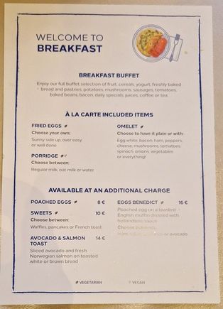 Waffles 10 euros.