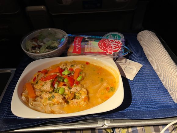Premium transcon business meal