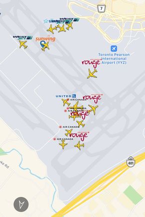The view at YYZ.
