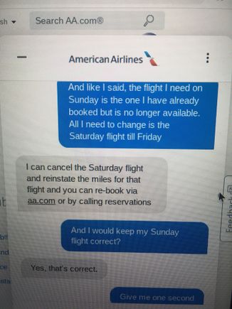 Chat logs of the conversation just to show proof 